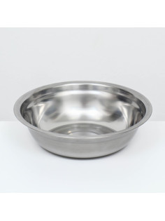 Миска, эконом, 1.5 л, 25×6 см, металл