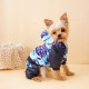 Комбинезон для собак, размер L, ДС 32, ОШ 30, ОГ 44 см, на меховом подкладе с капюшоном