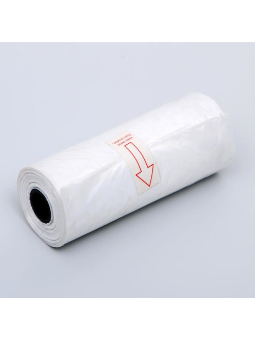 Контейнер с пакетами для уборки за собаками, 9.8×3.8×3.8 см, с фонариком, 15 пакетов, МИКС