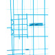 Клетка для собак 51×35×41 см, голубая