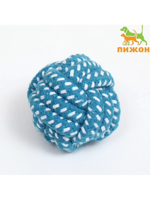 Мячик из каната, до 50 г, 6 см, синий