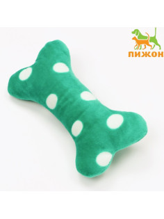 Мягкая игрушка для собак «Косточка», 17×8 см, цвет МИКС