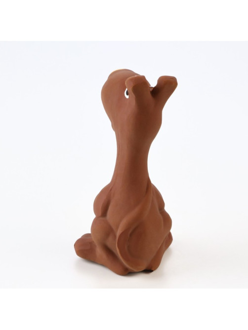 Игрушка для собак «Бобик», 11 см, пищащая, латекс, коричневая
