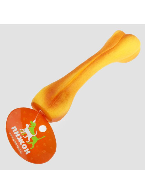 Игрушка пищащая «Кость» для собак, 15 см