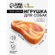 Игрушка для собак «Стейк с кровью», 10.5 см, пищащая, винил, цвет МИКС