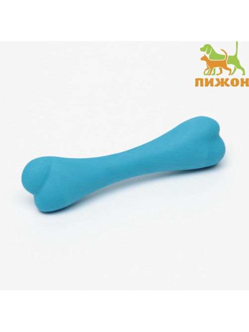 Жевательная игрушка для собак «Немалая кость», 16 см, TPR, синяя