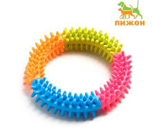 Жевательная игрушка для собак «Кусочек счастья», 12 см, разноцветная