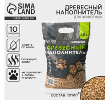Наполнитель древесный Groomroom, 10 л