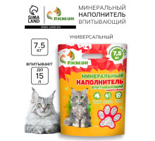 Наполнитель минеральный впитывающий «Пижон» универсальный, 15 л