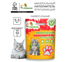 Наполнитель минеральный впитывающий «Пижон» универсальный, 10 л