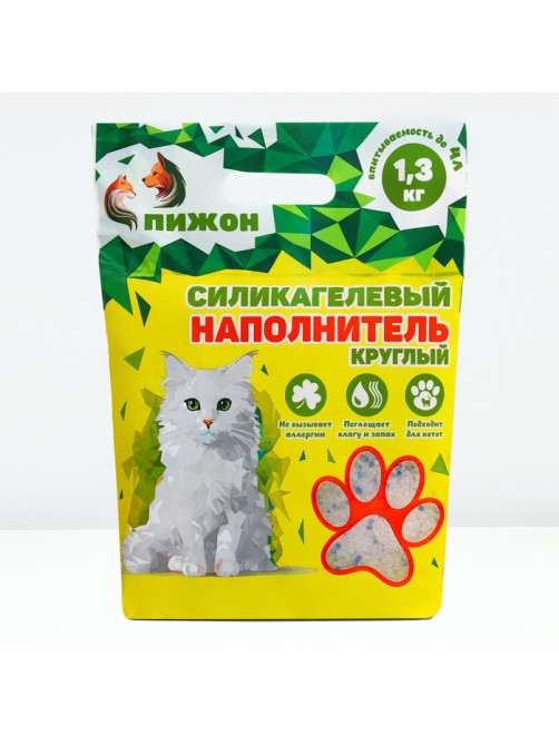 Наполнитель силикагелевый «Пижон», 4 л
