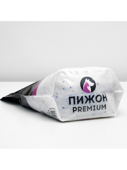 Наполнитель силикагелевый «Пижон Premium Crystal», колотый, 8 л