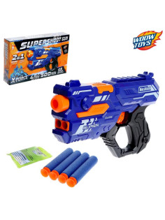 Бластер SUPERSHOOT GUN, стреляет мягкими пулями