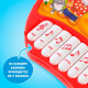 Музыкальная игрушка-пианино ZABIAKA «Любимые сказки», звуковые эффекты, батарейки, красное