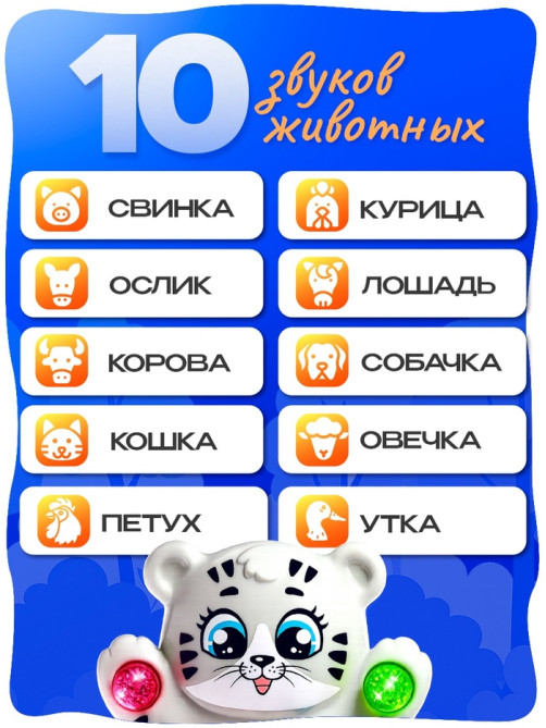 Музыкальная игрушка «Лучший друг: Кошечка», световые и звуковые эффекты