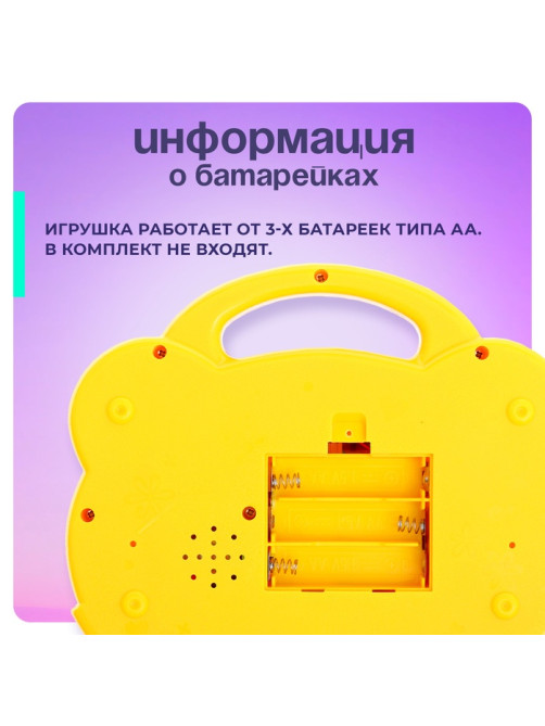 Обучающее пианино «Весёлые друзья», световые и звуковые эффекты, МИКС