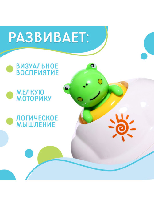Игрушка для купания в ванной Крошка Я «Брызгалки: Лягушонок»