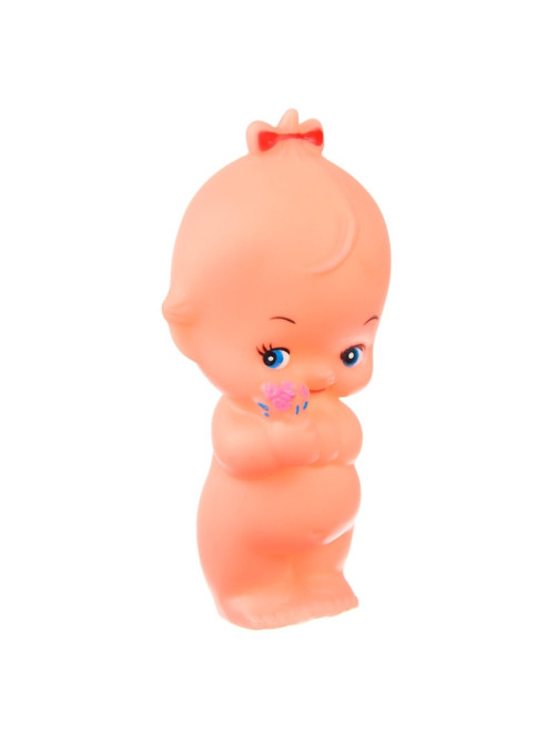 Резиновая игрушка для ванны Крошка Я «Девочка», с пищалкой, 1 шт.