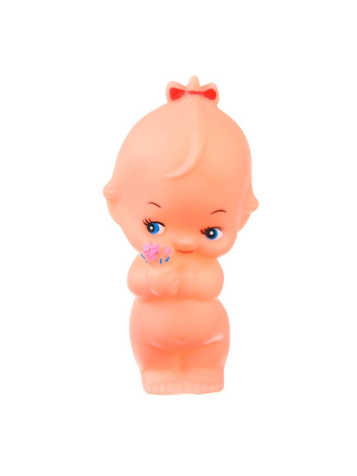 Резиновая игрушка для ванны Крошка Я «Девочка», с пищалкой, 1 шт.