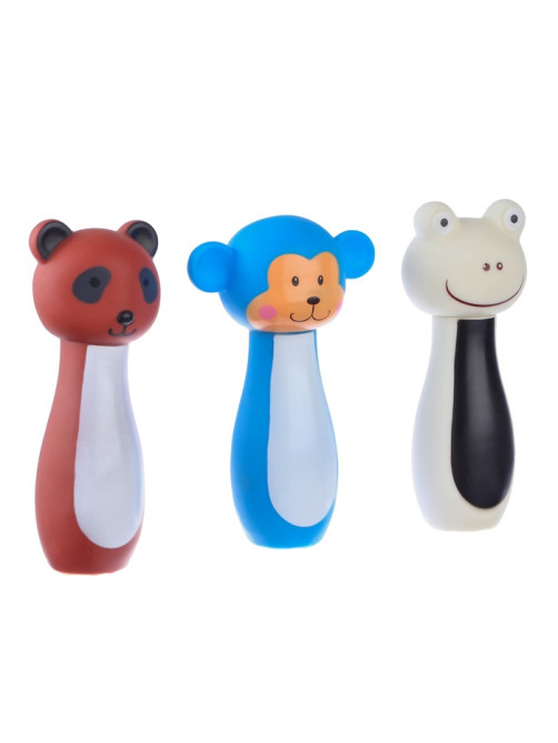 Резиновая игрушка для ванны Крошка Я «Пищалка», 12 см, МИКС