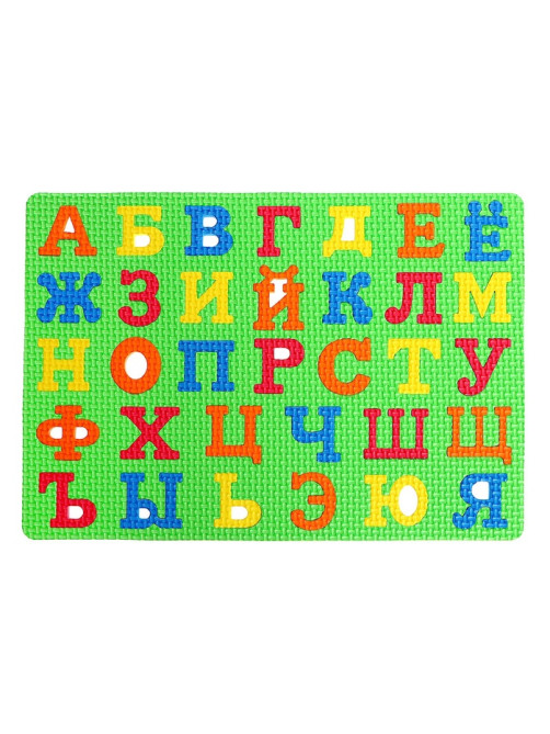 Коврик-пазл «Буквы», цвета МИКС