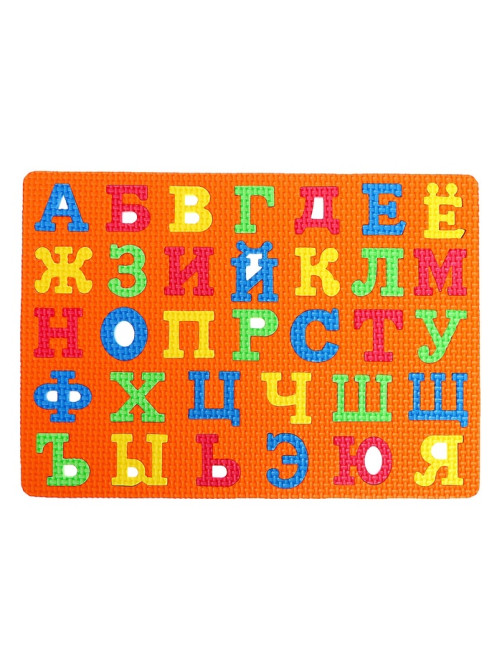 Коврик-пазл «Буквы», цвета МИКС