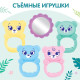 Музыкальный развивающий коврик с пианино, русская озвучка, световые эффекты, голубой ZABIAKA