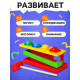 Стучалка на прямоугольном основании с 4 шариками, спуском и молоточком