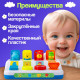 Развивающая игрушка IQ-ZABIAKA «Весёлый сортер»