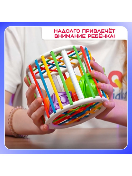 Развивающий набор IQ-ZABIAKA «Мой сортер», 6 элементов, 1+