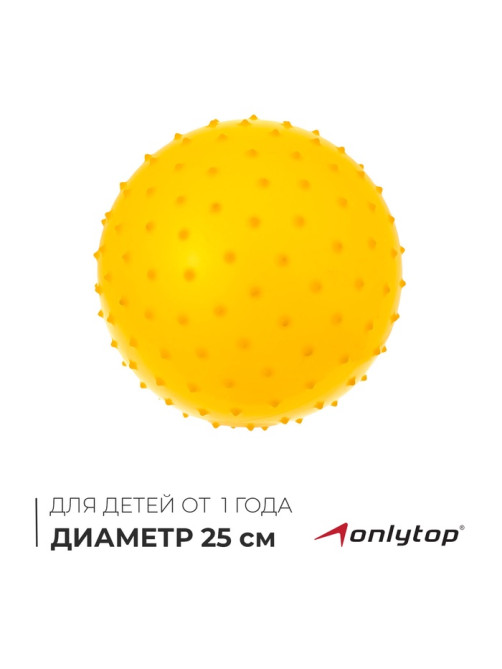 Мяч массажный, d=25 см, 80 г, МИКС
