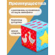 Игрушка мягконабивная, кубики IQ-ZABIAKA «Обучающие», 8×8 см, 6 шт. цифры, предметы