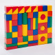 Кубики детские, пластиковые, цветные, 60 штук, 6×6 см