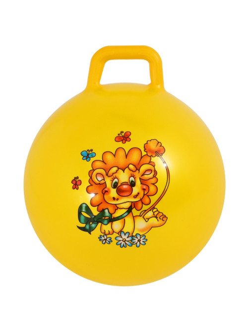 Мяч - прыгун с ручкой ONLYTOP, d=55 см, МИКС