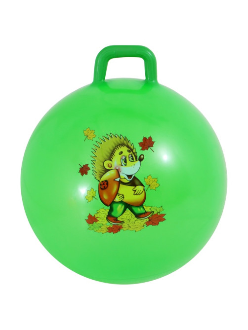 Мяч - прыгун с ручкой ONLYTOP, d=55 см, МИКС