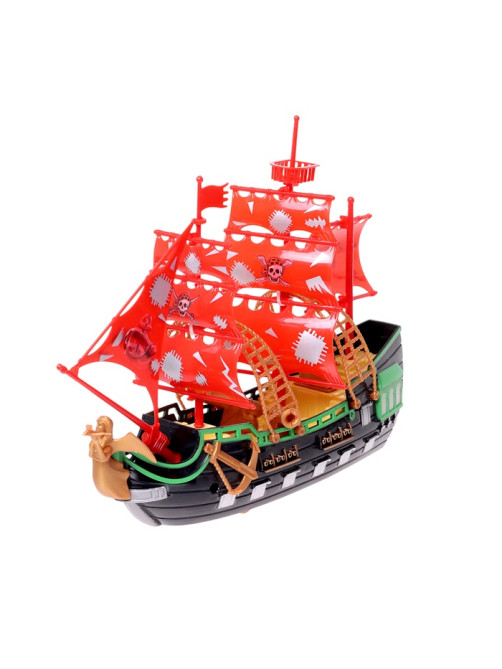 Пиратский корабль WOOW TOYS «Пираты черного моря», инерционный, МИКС
