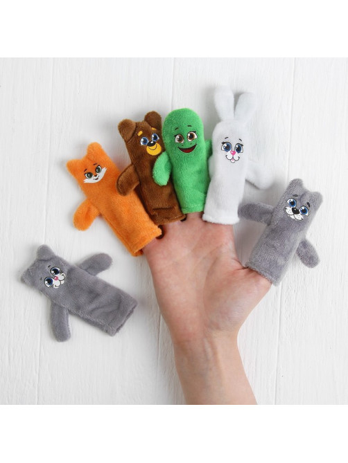 Кукольный театр Milo toys «Теремок», набор 6 шт.