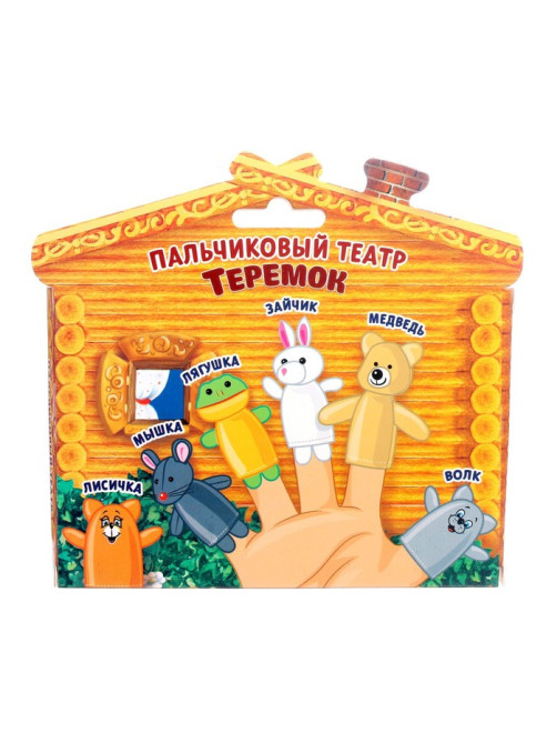 Кукольный театр Milo toys «Теремок», набор 6 шт.