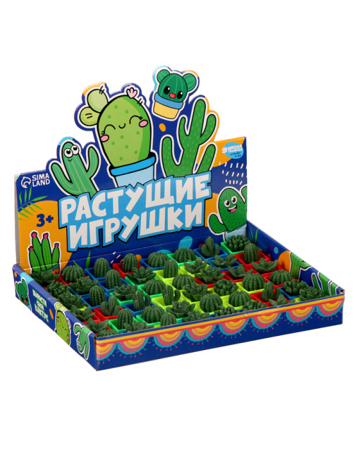 Растущие фигурки «Кактус в горшке», МИКС