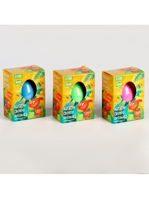 Растущие животные в яйце Funny toys «Динозавр» МИКС