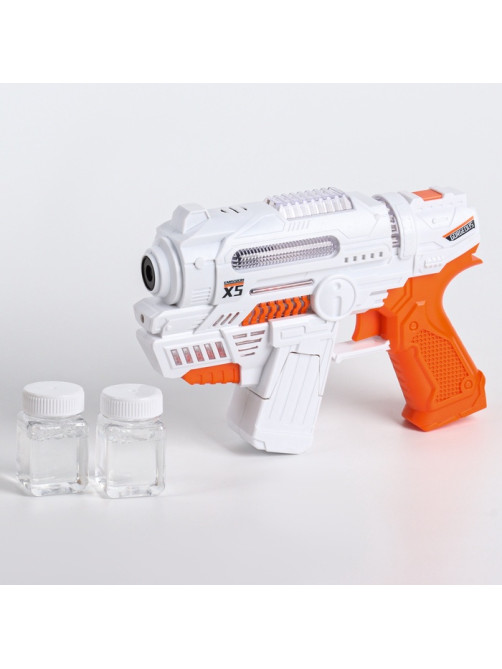 Генератор мыльных пузырей Funny toys «Бластер Х5», 21×15 см