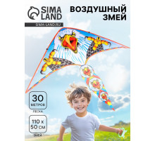 Воздушный змей Funny toys «Орёл», большие лапы, с леской