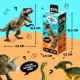 Игрушка - сюрприз Funny Box «Динозавры»: фигурка, наклейки, МИКС