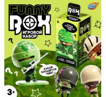 Игрушка - сюрприз Funny Box «Военные»: фигурка, наклейки, МИКС