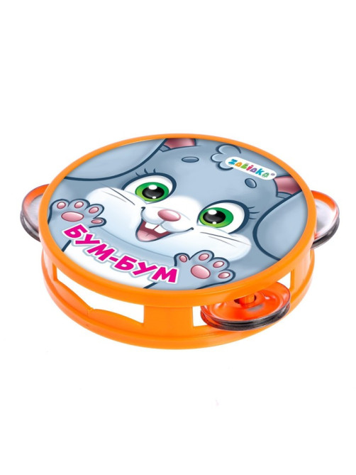 Музыкальная игрушка бубен ZABIAKA «Бум-бум!»