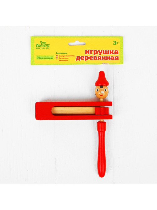 Игрушка музыкальная Лесная мастерская «Трещотка», МИКС