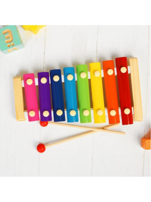Игрушка музыкальная Металлофон, 8 тонов