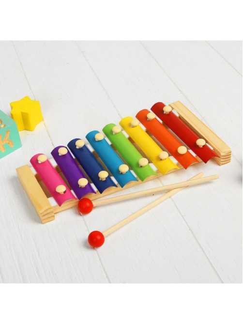 Игрушка музыкальная Металлофон, 8 тонов