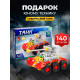 Конструктор металлический «Танк», 140 деталей