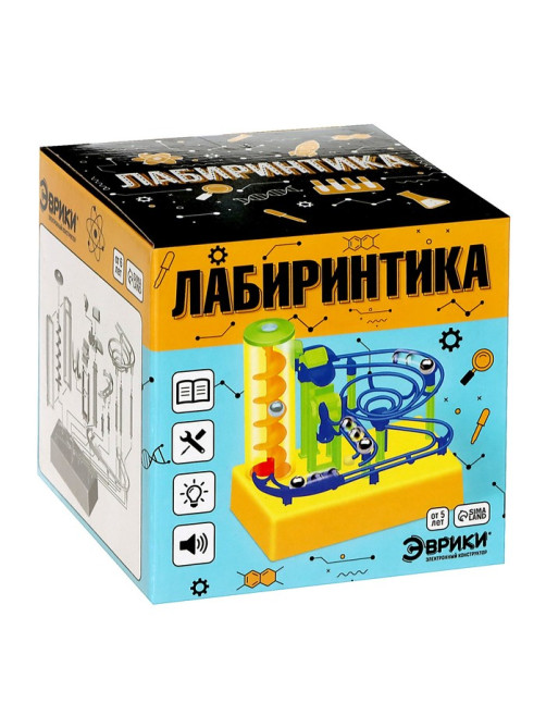 Конструктор электронный «Лабиринтика», световые и звуковые эффекты, 20 деталей